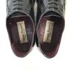 80s-90s? Vintage CESARE PACIOTTI Leather Semi-Brogue Straight Tip 7 / 25.5cm / Black Dress Shoes(USED)