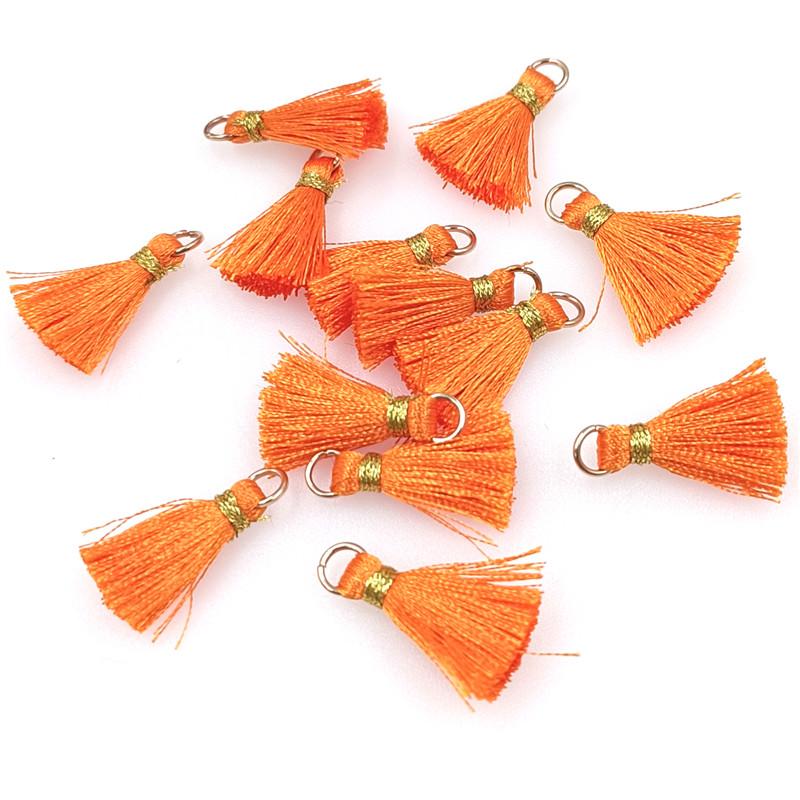20pcs Gold Thread Band Loops Small Tassel Fringes Jewelry Accessories DIY Earrings Hair Accessories Fashion Handmade Materials