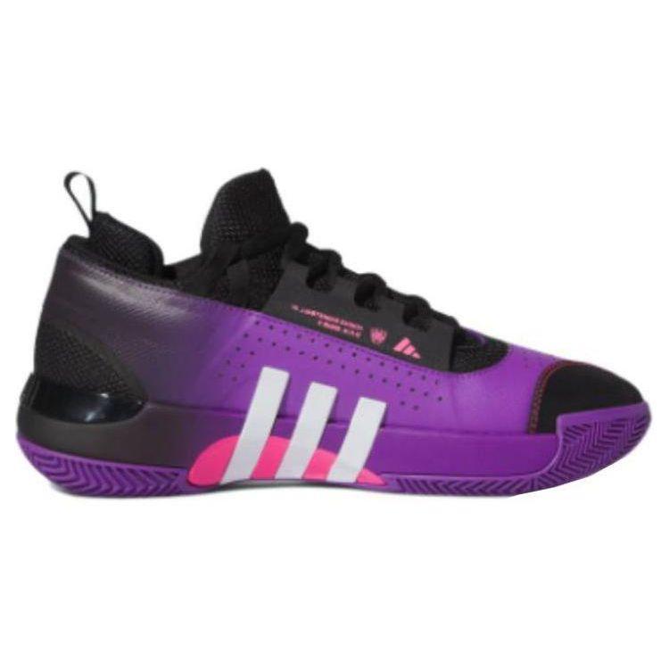 adidas ДОН. Выпуск №5 Фиолетовый Цветок Кроссовки Унисекс Облачно-Белый Ядро-Черный IE8324