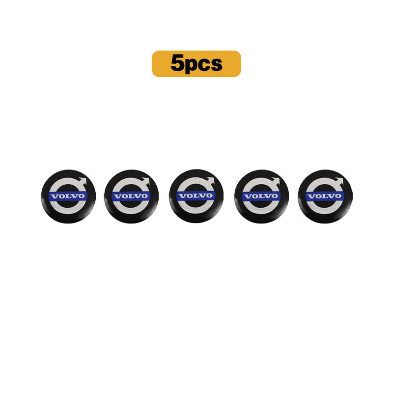 5/10Pcs 14mm Car Key Emblem Stickers Auto Door Keyhole Logo Decal For Volvo V60 V40 XC90 S60 S40 XC60 V50 V70 XC40 S80 EM90 S80L