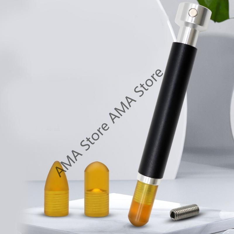 X7JF Car Tap Down Pen Metal Car Dent Repair Pen With 2 Tips Shapes Car Repair Pen