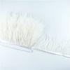 1M 5M 10Meter 8-10Cm Black Ostrich Feather  Trims Natural White Ostrich Feather For Craft Ribbon Fringe For Skirt Party Clothing