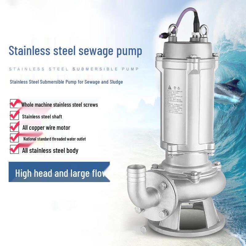 Longchan 304 Stainless Steel Sewage Pump