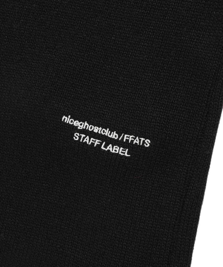 Niceghostclub Ffats Кардиган с оборками_Черный(Ng2Efuk683A)
