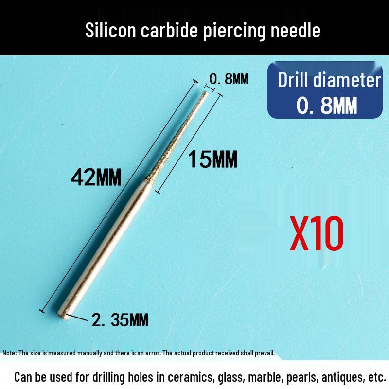 Jade Grouting & Tile Drill Bit - Hollow Needle Design for Precision