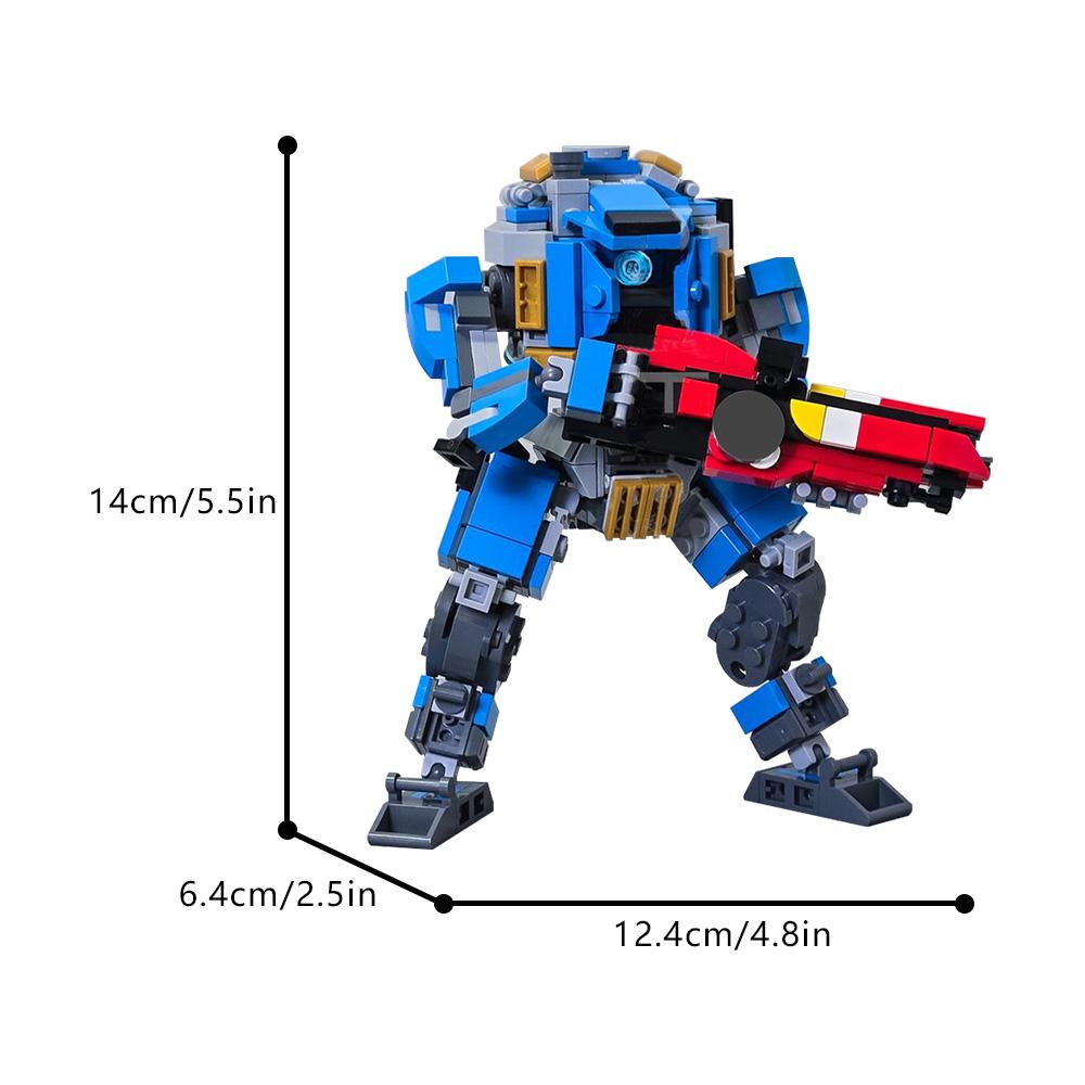 Gobricks BT-7274 Титан класса Vanguard Строительные блоки Игра Титан Titanfall 2 FS-1041 Титан Строительные блоки Игрушка Подарок Ребенку