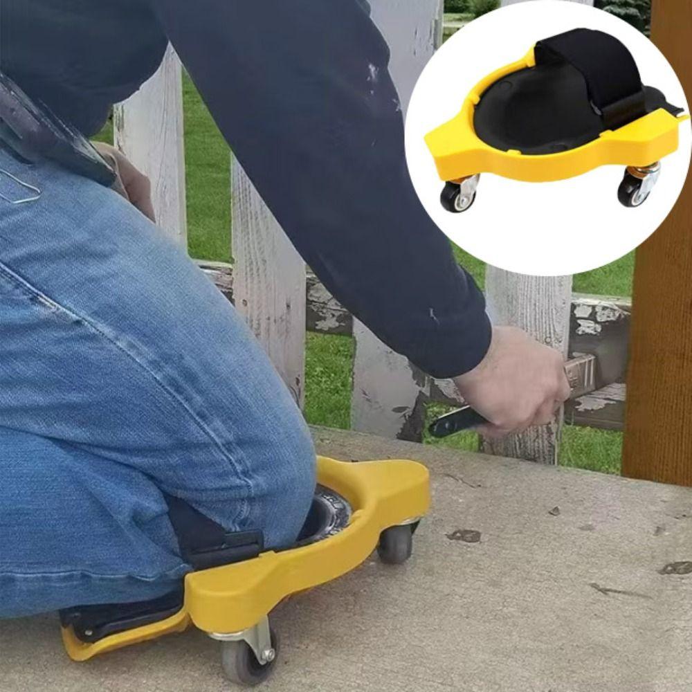 Built-in Wheels Kneeling Pads Foam Padded Knee Protection Pads Rolling Knee Pads  Tile Laying