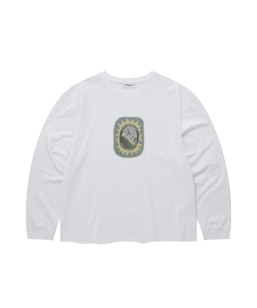 COVERNAT Sunset Surf Club Long Sleeve White
