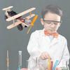 Kids Diy Wooden Assembly Gliding Airplane Material Kit For Science Experiment Model