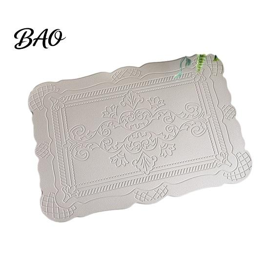 Spill Resistant Placemat Placemat, Waterproof Heat Dinner Table Mats, Non-Slip Non-slip Embossed Decorative Kitchen for Dining Mat
