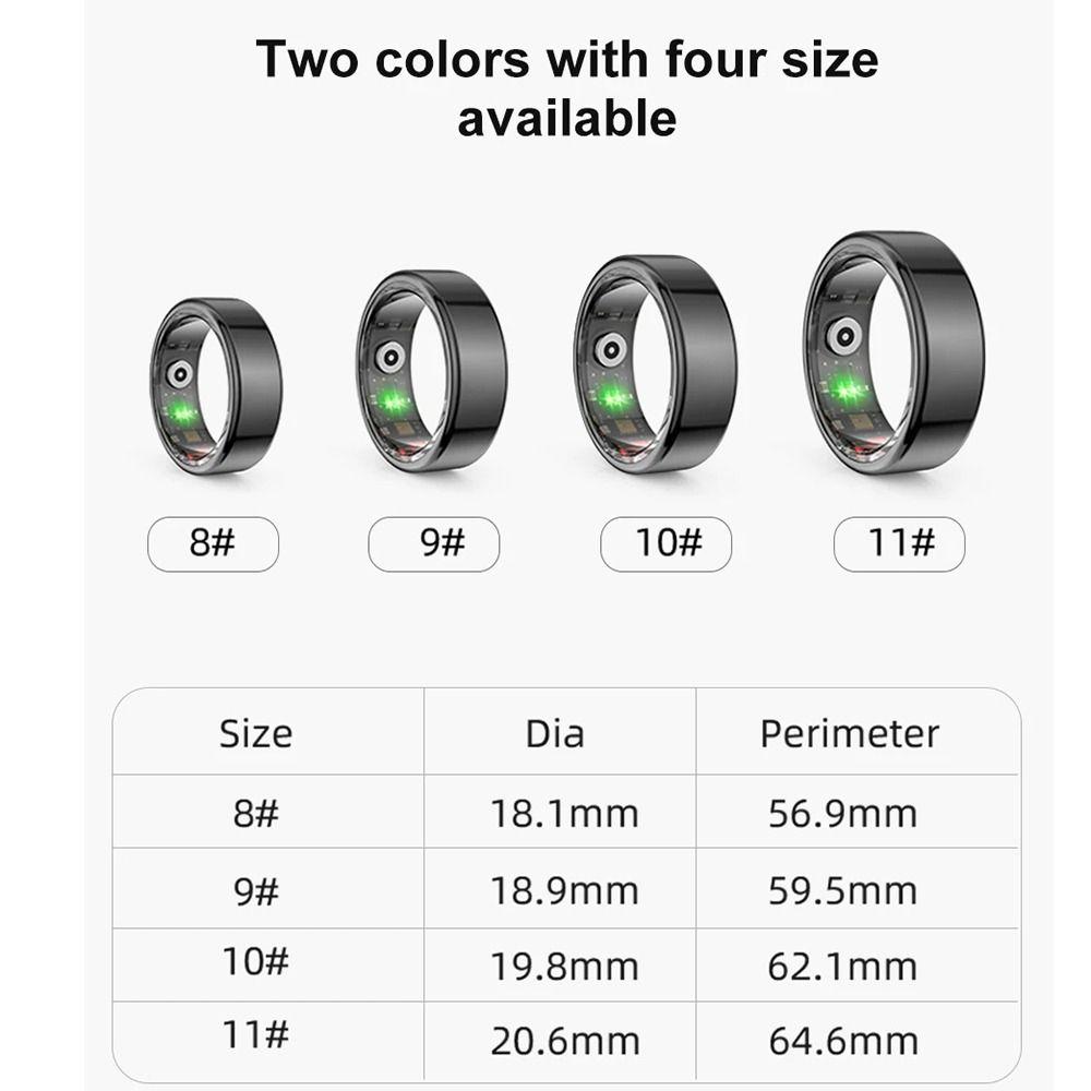 Sleep/Step Tracker Intelligent Sleep Tracker Fitness Tracker Finger Ring Blood Oxygen