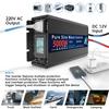 Инвертор чистой синусоиды DC 12V/24V/48V/60V/72V в AC 220V/110V 1000W 2000W 3000W 4000W 5000W Преобразователь мощности Автомобильный Солнечный инвертор
