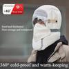 1PC Hat Women's Winter Windproof Mask Riding Cold Protection Equipment Piled Thick Hood Warm Lei Feng Hat Men's Northeast Cotton Hat