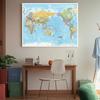 Polyester,English Map-World Map Political Distribution 2012 Year Wall Hanging Poster Decor Travel/Educational Supplies