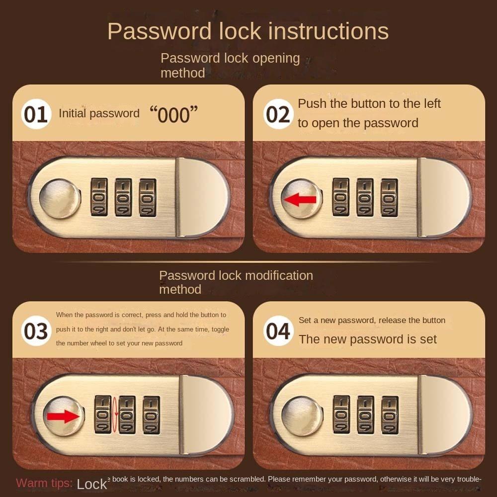 Кошелек для хранения Бюджетный органайзер с замком с паролем Органайзер-планировщик Семья