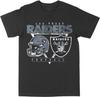 Черная футболка Philcos с логотипом шлема Las Vegas Raiders из НФЛ