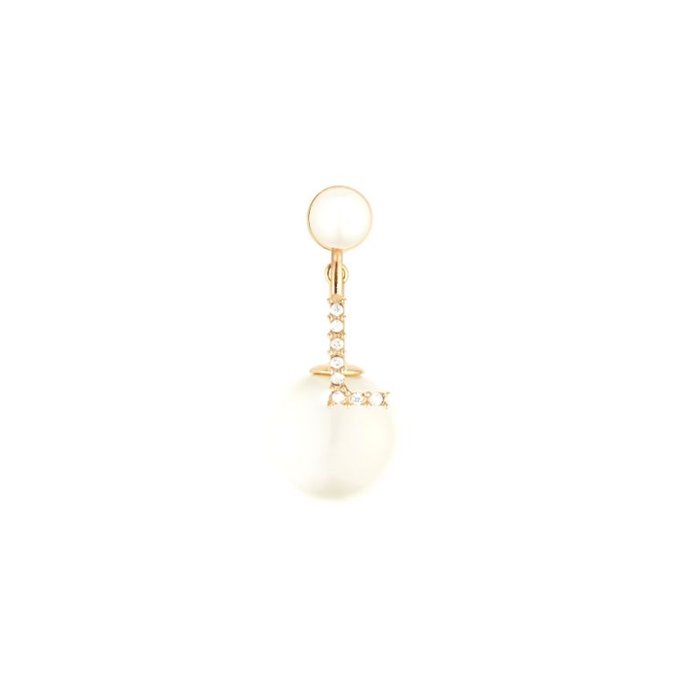 Dior Trendy Versatile Resin Metal Imitation Crystal Earrings Women Earrings E1021ABCCY-D301