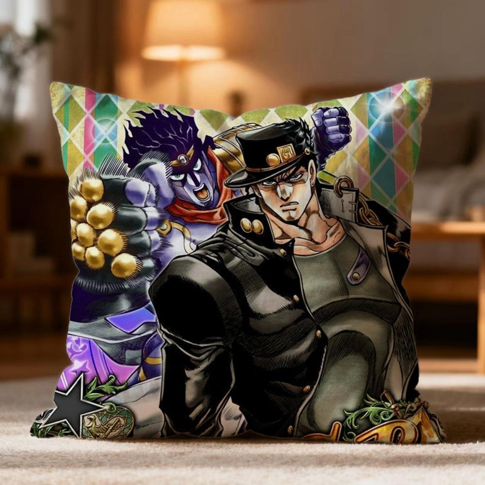 Горячая Наволочка J-JJoJo's Bizarre Adventure Мягкая Стираемая Наволочка Многоцелевая для Дивана Кровати Путешествий Офиса