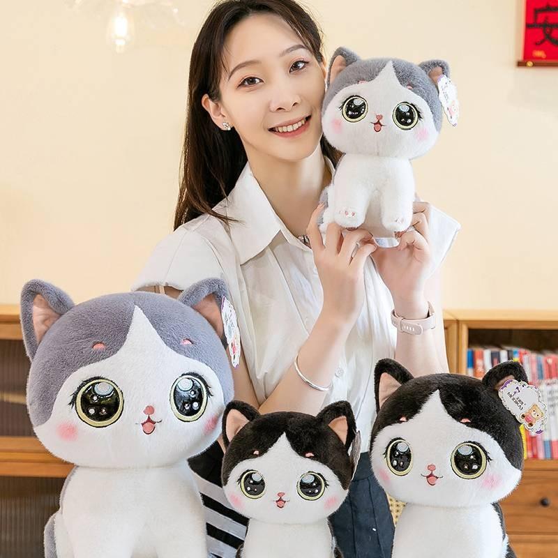 Очаровательная плюшевая кукла-подушка в виде кошки Дуду, мягкая игрушка из полипропиленового хлопка для детей