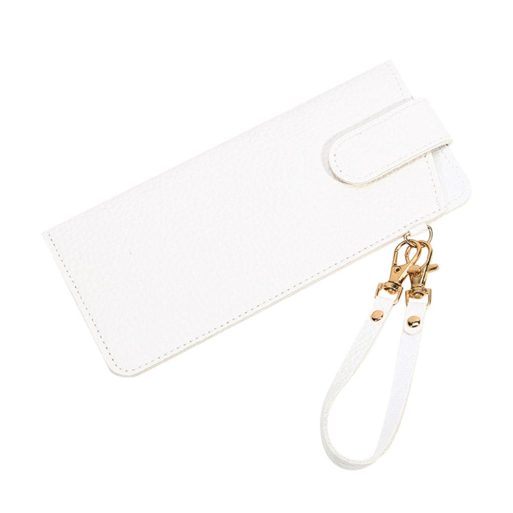 Hanging Glasses Case Soft Leather Sunglasses Storage Bag Portable Hangable Pocket Cases Slim Travel Pouch For Sunglasses Women