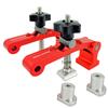 Woodworking Desktop Hold Down Clamp Desktop Fixed Clip T-Track Clamping Blocks Platen For Woodworking Benches 20MM Hole Tool
