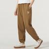 Puma Однотонные флисовые утолщенные эластичные талии зауженные трикотажные спортивные брюки женские низ коричневые 673663-93