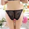 Женские сексуальные кружевные стринги: Супер Соблазнительные, С низкой посадкой, Прозрачные Трусики