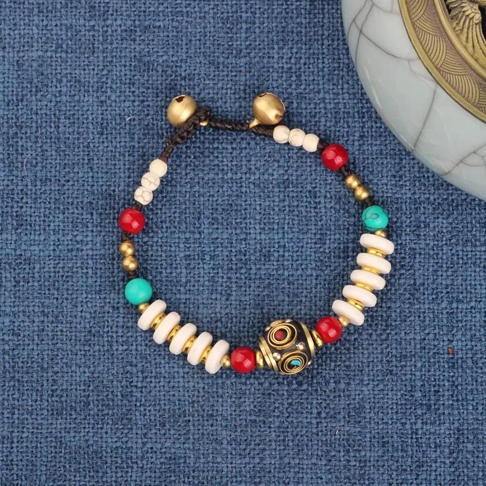Colorful Bohemian Bracelet Nepal Tibetan Style Vintage Beaded Bracelet Tibetan-style Bracelet  Gift