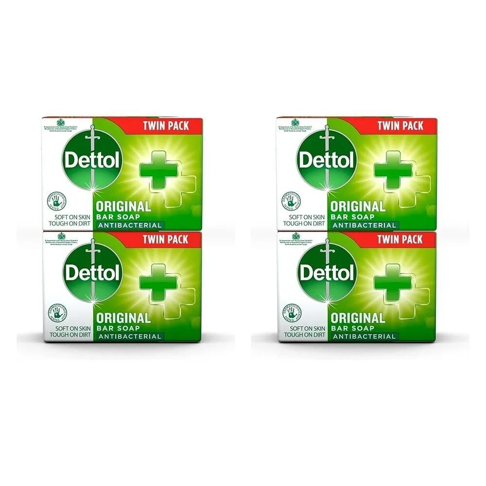 Мыло Dettol, Оригинальное антибактериальное, 2 упаковки (100 г х 2)