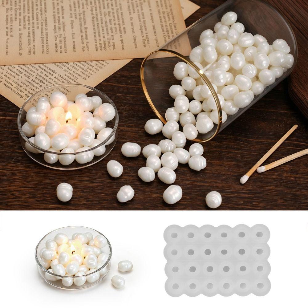 Heat Resistant Wax Melt Mold 24 Cavity DIY Soap Mold Premium Scented Wax Mold Plaster Casting