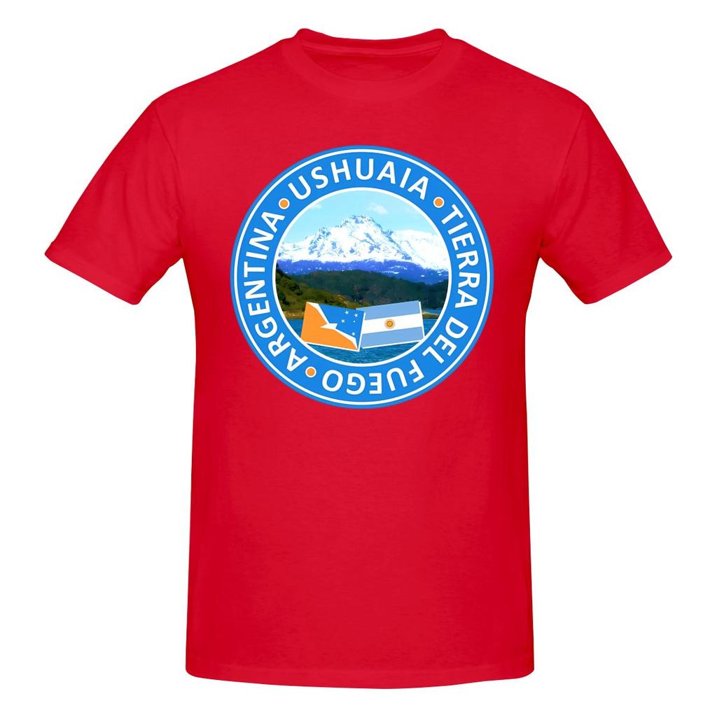 Ushuaia Tierra Del Fuego Argentina Short Style Tshirt Korean Style Lazy Youthful Feeling Cotton Tee