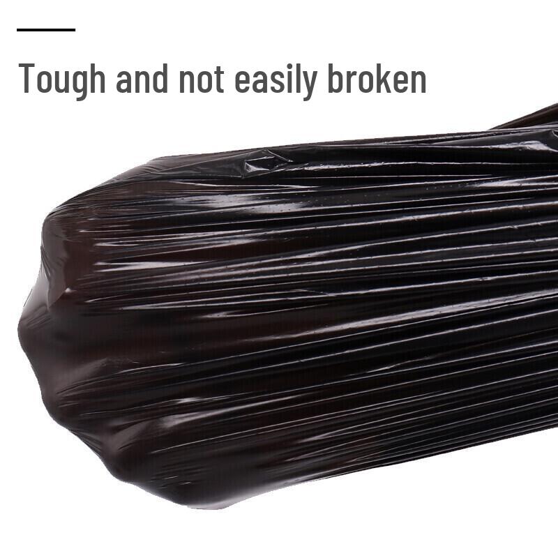 ORYT Commercial Extra Large Thick Black Flat-Top Garbage Bags