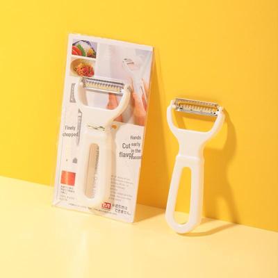 Японский нож для чистки овощей с двойным лезвием: Универсальная терка для картофеля, фруктов и овощей