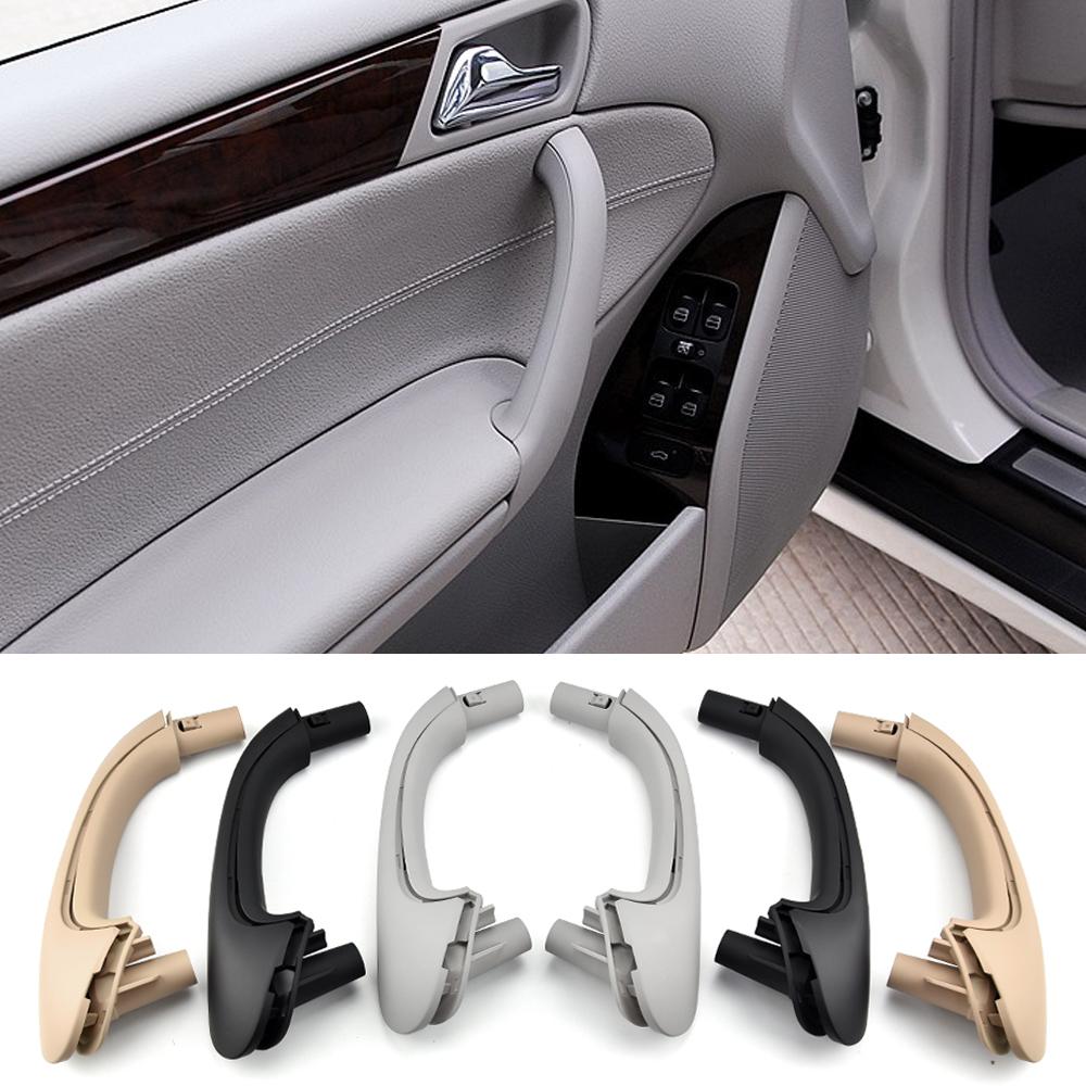 For Mercedes Benz C-Class W203 Inner Door Pull Handle Cover Interior Accessories Handles Front Rear Black Beige Grey 2038101551