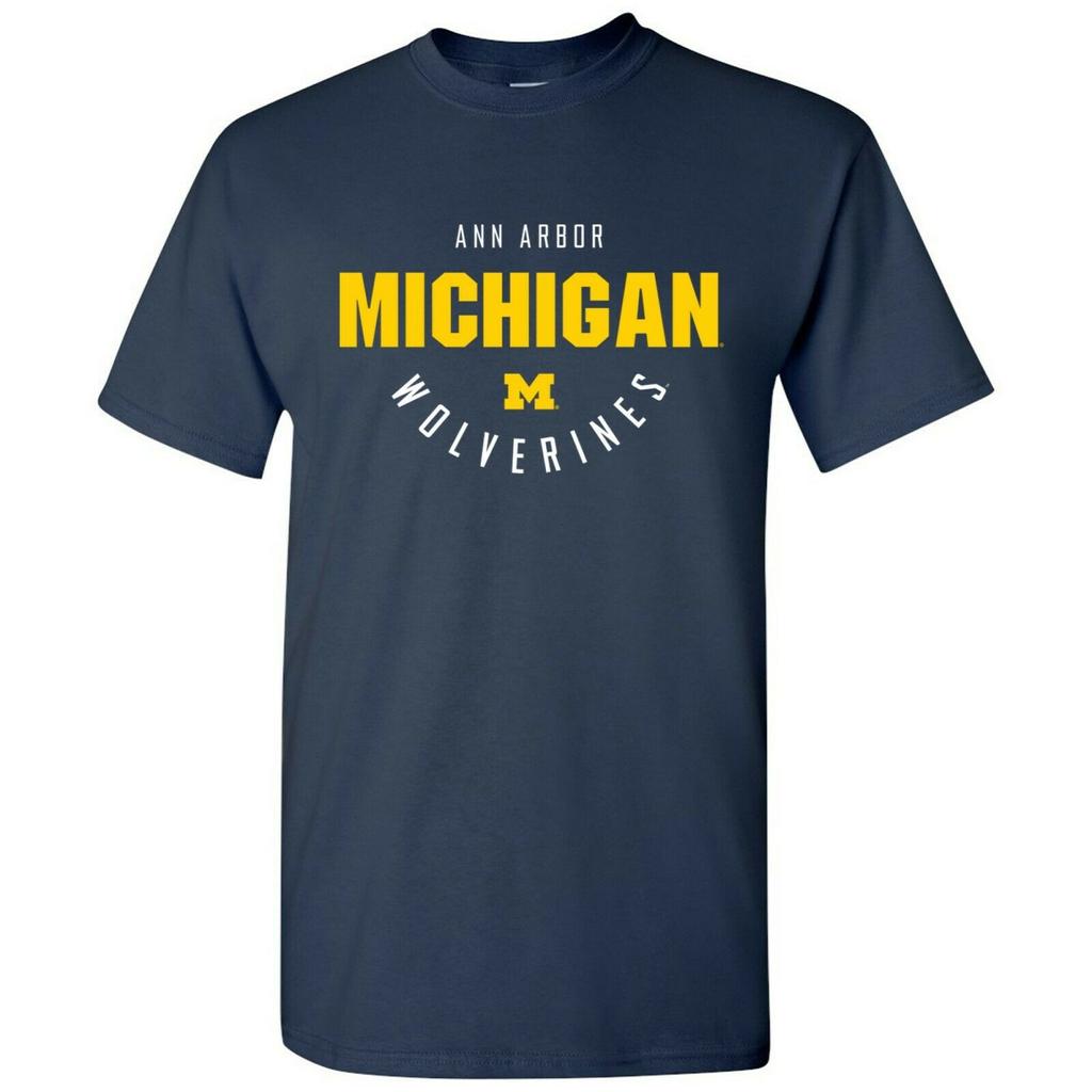 Michigan Wolverines Inverted Arch College University Pride Team Unisex T-shirt
