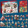 Advent Calendar  Christmas Gift For Kids Building Blocks New Year Blind Box Gift 24Days Christmas Diy Santa Claus Bricks