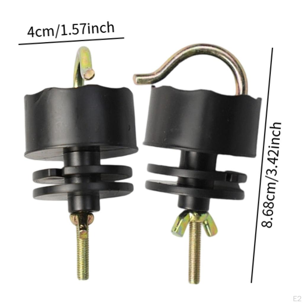 10x электрических изоляторов для забора, вкручиваемых в многоцелевое ограждение для сельского хозяйства