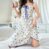 Casual Women's Pajamas Sweet Pajamas Thin Suspender Pajamas Sexy Summer Pajamas Printed Pajamas Suspender Nightgown Home Clothes