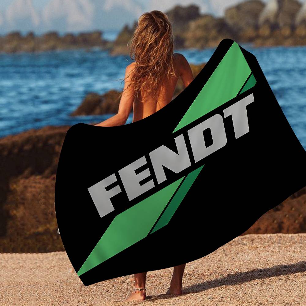 Сельскохозяйственный трактор Fendt Аниме Пляжное полотенце для купания Мягкое впитывающее полотенце Детские подарки для детей Путешествия Кемпинг Спортзал