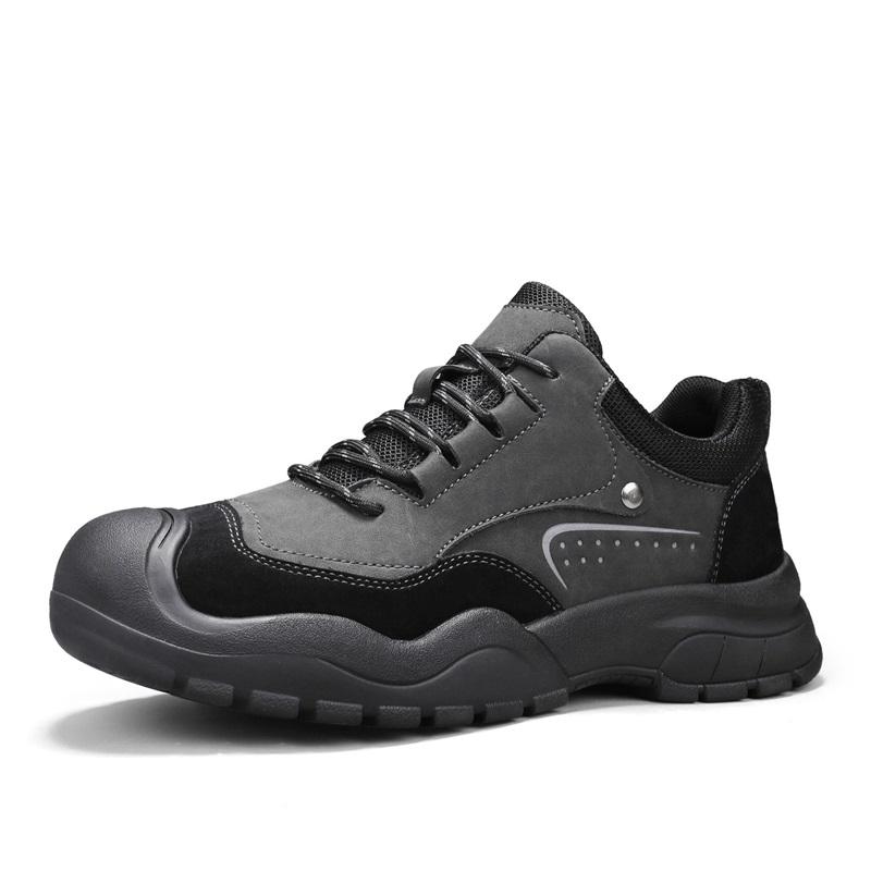 Fashion New Trend Genuine Leather Mens Casual Trainers Non Slip Outdoor Casual Footwear Man Classic New Handmade Leisure Hiking Sneakers