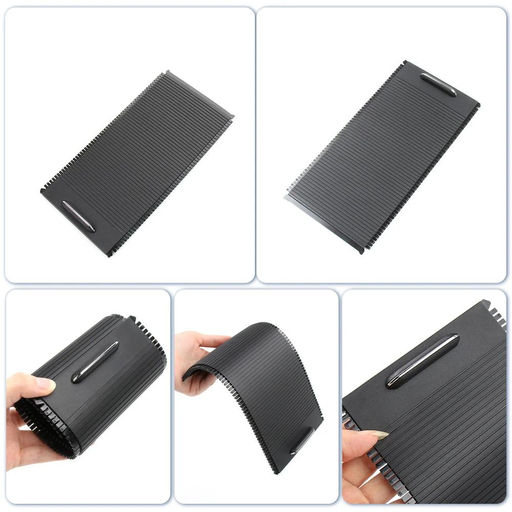 For Volkswagen Lamando 2014-2025 Car Front Center Console Cover Central Armrest Box Cup Holder Roller Cover Shutter Cover
