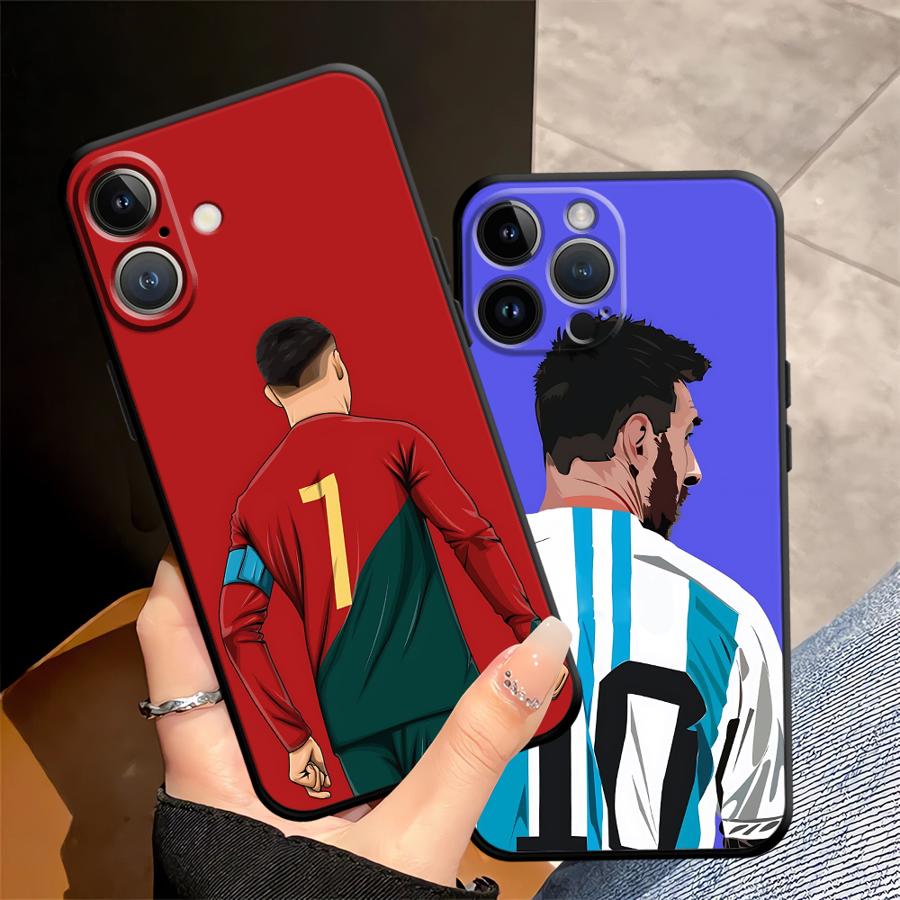 Крутой спортивный чехол для iPhone 13 12 11 17 Pro Max 7 8 Air 15 16 14 Plus XS Max XR Черный Мягкий чехол для телефона