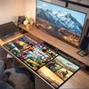 Adventure Large Size Mouse Pad Large Gaming Table Cushion Nonslip Laptop Tablet Big Mousepad Xxl Mat Mini Pc Playmat With Lock Edge