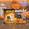 Halloween pumpkin haunted house theme small particle building block puzzle assembly toy cross-border gift ornament