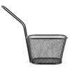 Mini Fries Basket Black 350Ml Powder Coated For Serving Dishes