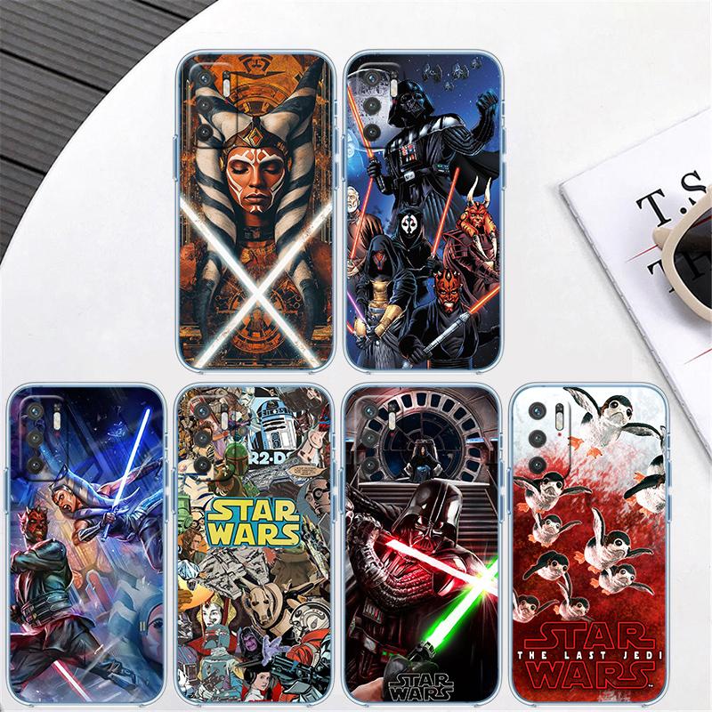 Star Wars Series Transparent Phone Case for Motorola Moto G40 G04 G05 One Ace Action Fusion + Plus Hyper Macro Vision Zoom