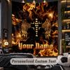 TapestryRammstein Custom Name Text Personalized Wall Hanging Tapestry Home Wall Decor