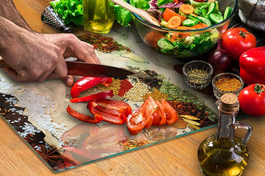 GLASS CUTTING BOARD 45x52 Kitchen