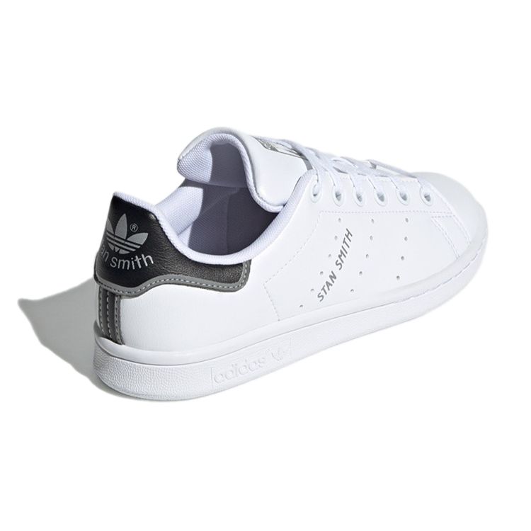Adidas Originals Stan Smith Leather Sports Non-Slip Durable Low-Top Sneakers Kids Sneakers White Black H05043