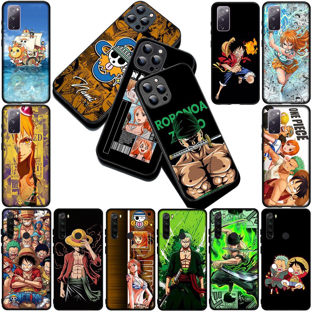 Roronoa Zoro Nami One Luffy Pieces Phone Cover for Samsung Galaxy S10 S8 S9 Plus A33 A34 A31 70 A71 A72 Note 20 9 8 S10E Case